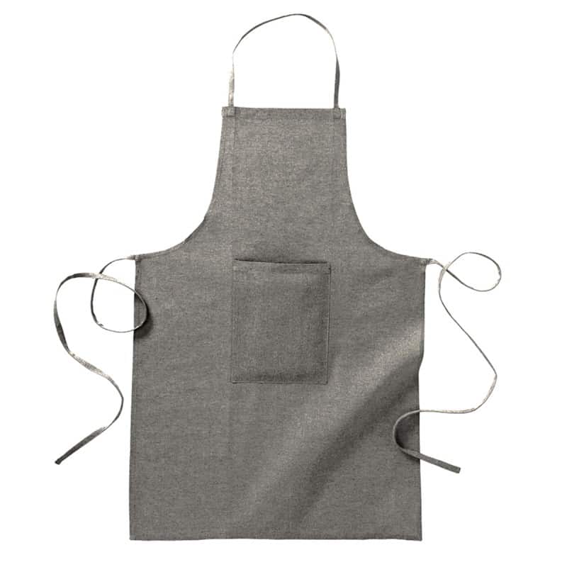 Tablier écologique 100% coton recyclé avec poche verticale