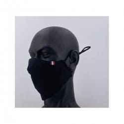 Masque 50 lavages AFNOR France catégorie 1 UNS1 filtration supérieure à 90% testé 50 lavages Sport noir