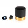 Bouchon champagne stoppeur avec bague aluminium couleur