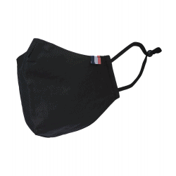 Masque 50 lavages AFNOR France catégorie 1 UNS1 Sport NOIR