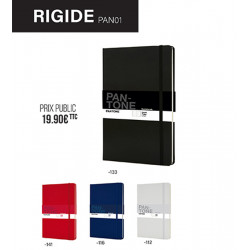 Carnet de notes A5 PANTONE® RIGIDE 4 coloris