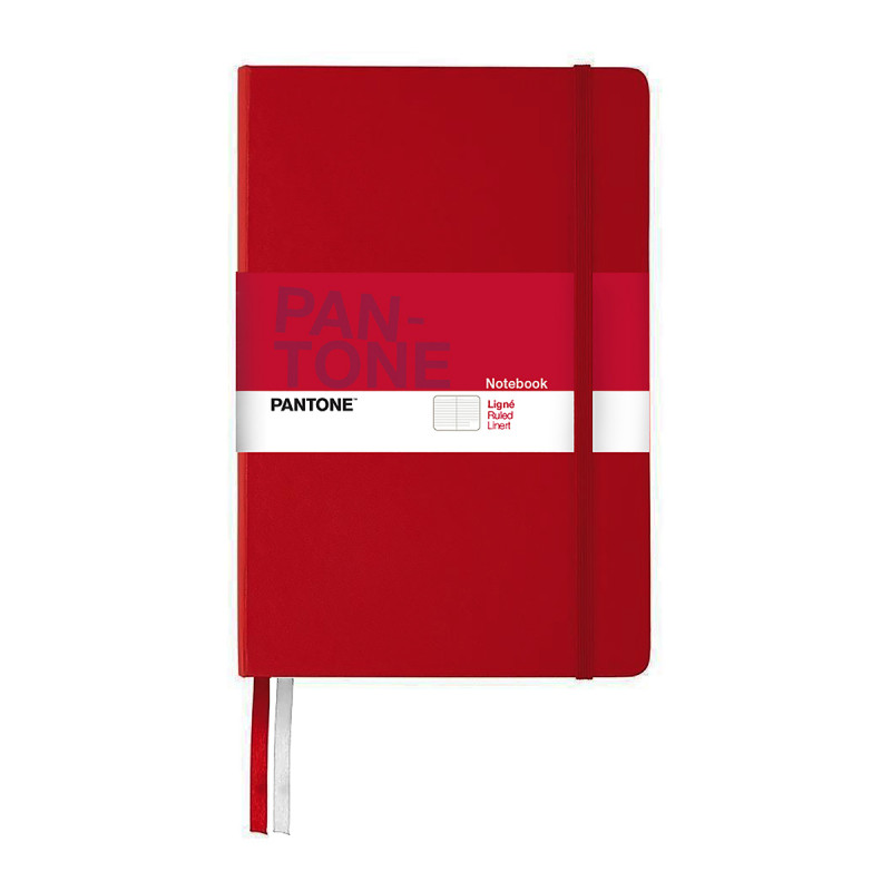 Carnet de notes A5 PANTONE® RIGIDE rouge