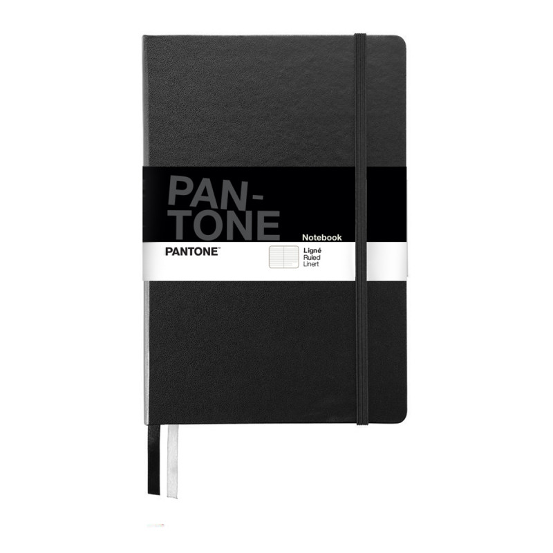 Carnet de notes A5 PANTONE® RIGIDE noir