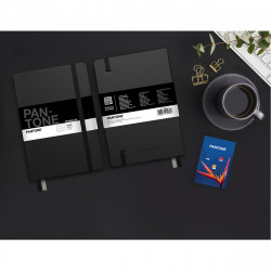 Carnet de notes A5 PANTONE® RIGIDE noir