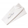 Liteau Blanc - Serviette de service 75x50 cm 100% coton