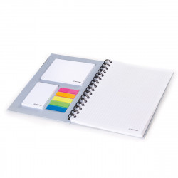 Carnet de notes A5 écologique recyclé et marque-pages Europe