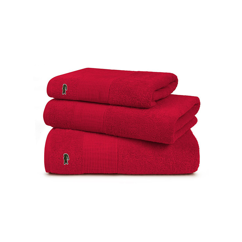 Serviette 50x100cm 100% coton LACOSTE