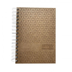 Carnet écologique A5 couverture bois made in FRANCE avec marquage inclus
