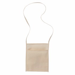 Porte-verre sac tour du cou en coton