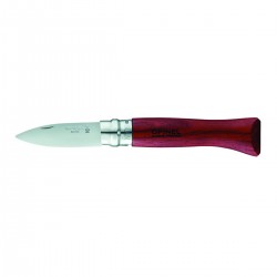copy of Couteau OPINEL® à huîtres fermant Lame acier INOX manche bois bubinga avec marquage inclus laser