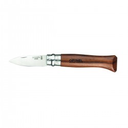 copy of Couteau OPINEL® à huîtres fermant Lame acier INOX manche bois bubinga avec marquage inclus laser