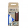 copy of Couteau OPINEL® à huîtres fermant Lame acier INOX manche bois bubinga avec marquage inclus laser