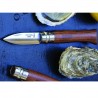copy of Couteau OPINEL® à huîtres fermant Lame acier INOX manche bois bubinga avec marquage inclus laser