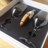 Coffret duo verres et un sommelier iroquois® en bois avec marquage inclus laser
