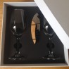 Coffret duo verres et un sommelier iroquois® en bois avec marquage inclus laser
